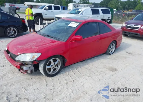 2004 Honda Civic Ex z USA, uszkodzony, nr VIN 1HGEM210X4L085052